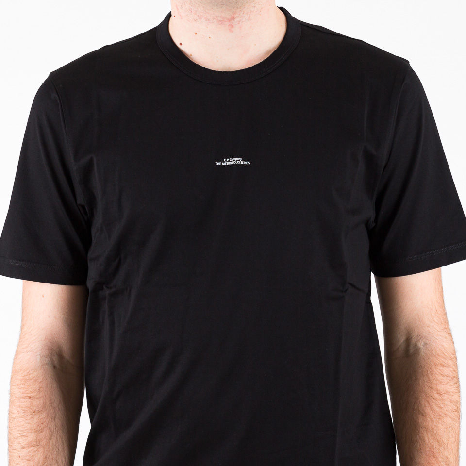Tシャツ・カットソー C.P. COMPANY 'The Metropolis Series' T-shirt Black C.P.COMPANY シーピーカンパニー メンズ カットソー Tシャツ