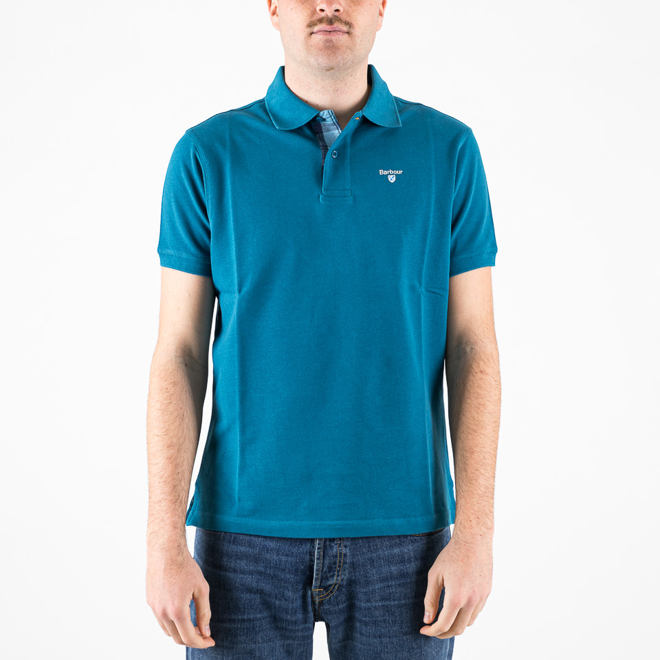 Tシャツ・カットソー Barbour SS25 'Tartan pique' polo shirt (MML0012MML ST17) Polo Barbour Tartan Pique Polo | The Firm shop