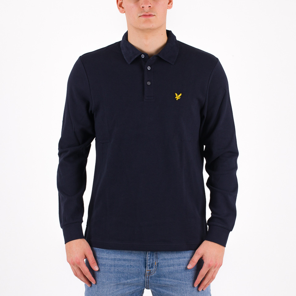 Lyle and scott long cheap sleeve polo