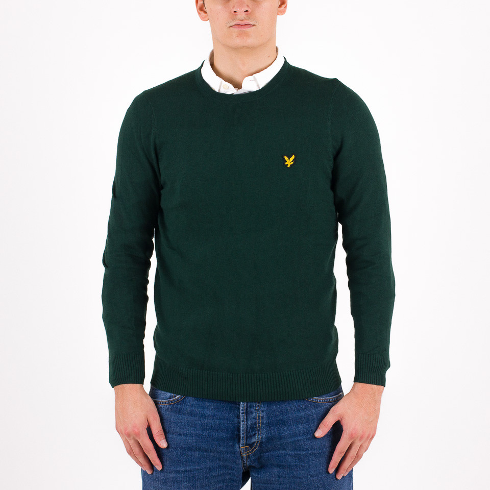 Jumpers Sweaters Lyle Scott Cotton Merino Crew Neck Jumper