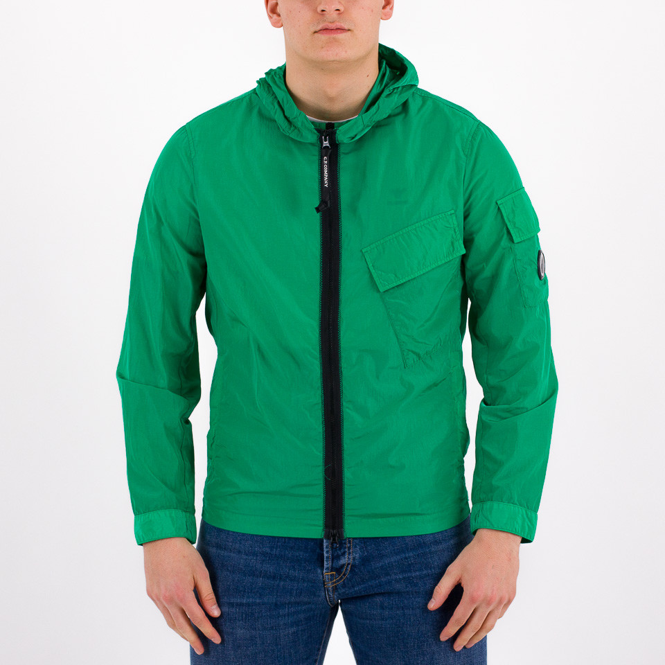 Jackets C.P. Company Chrome Garment Dyed Lens Overshirt | The Firm