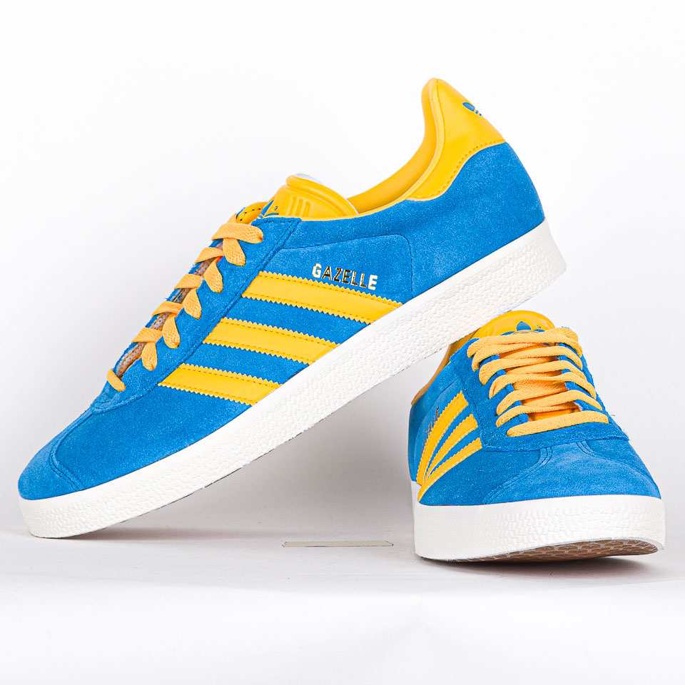 Gazelle adidas blue outlet yellow