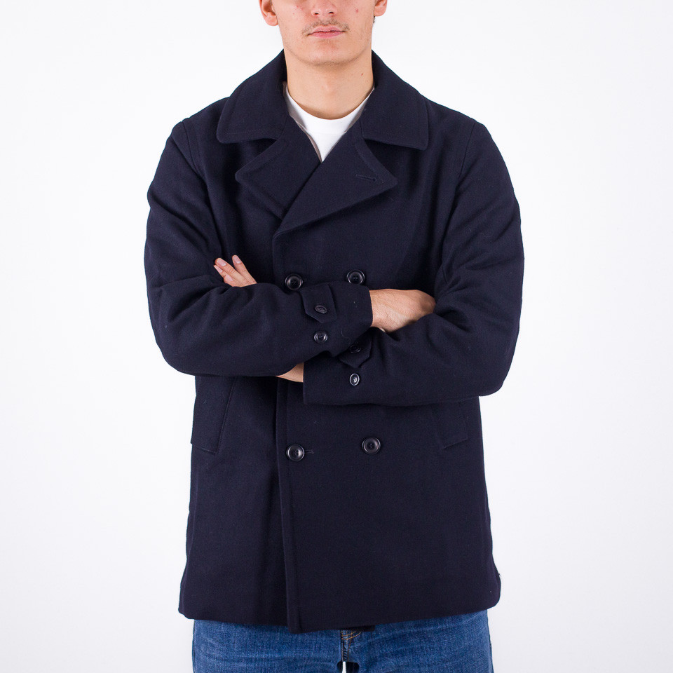 Barbour pea coat mens best sale