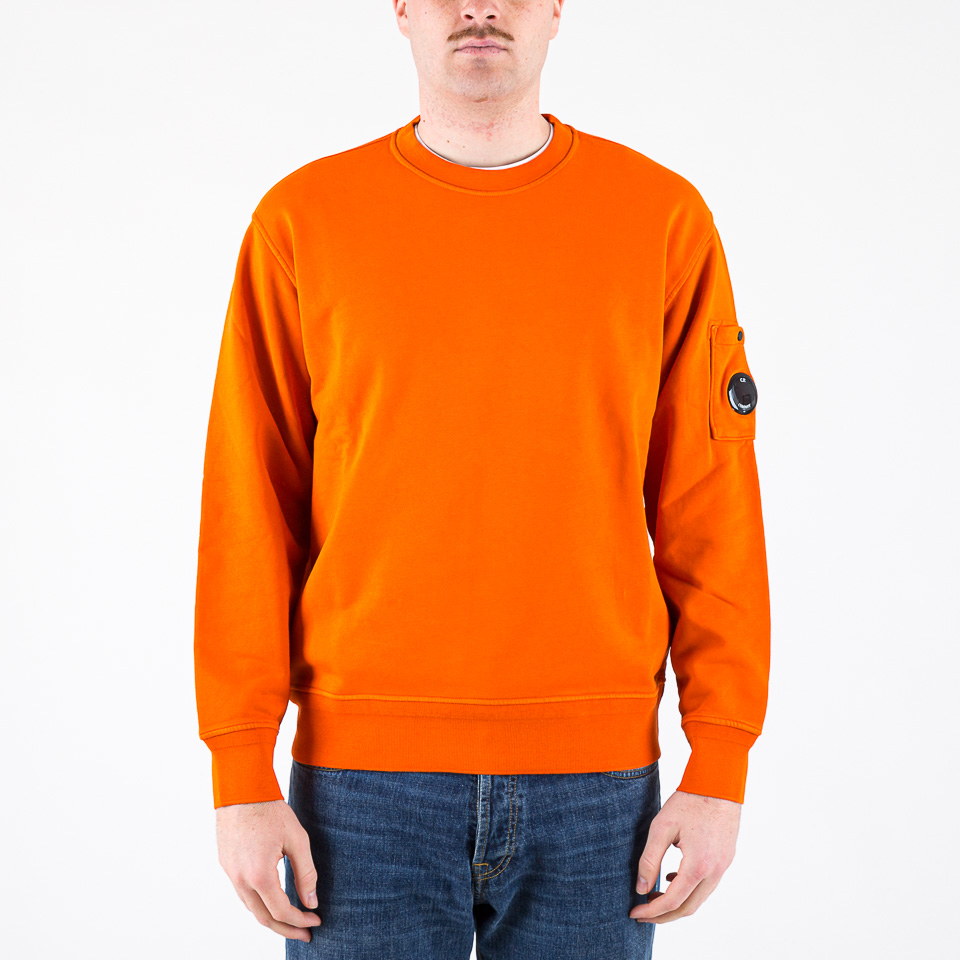 Cp company orange sweatshirt hotsell