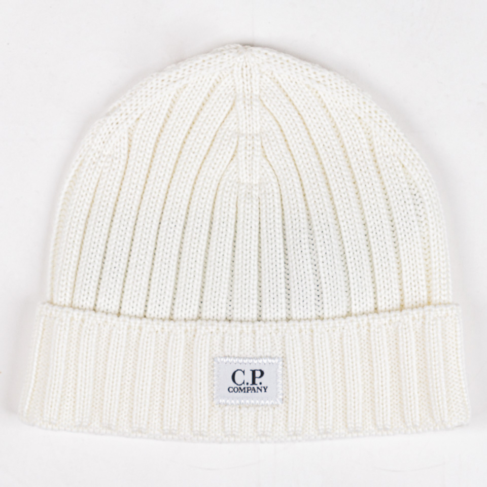 Cp company 2024 white beanie