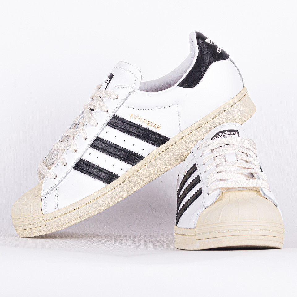 Adidas white leather shoes hotsell