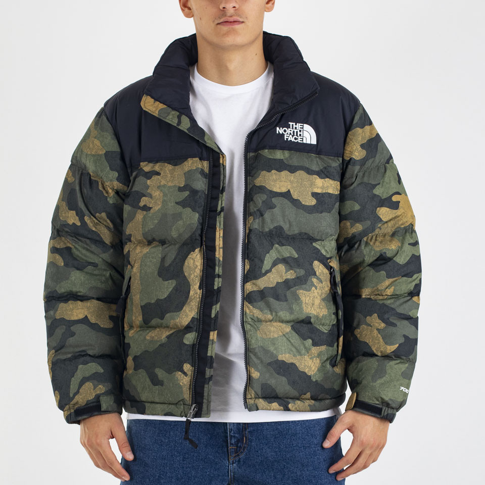 North face nuptse 1996 camo on sale