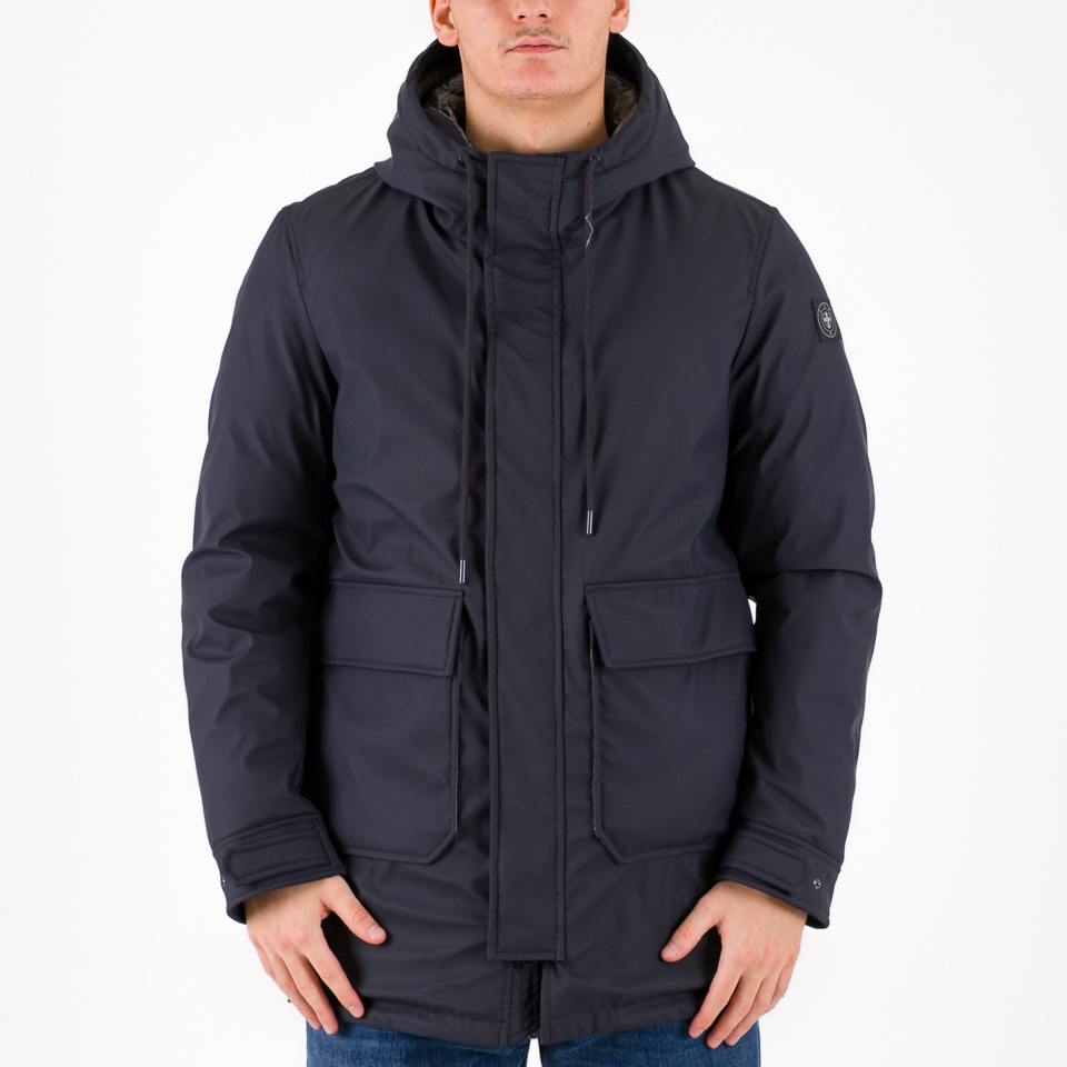 Micro m utility clearance lens parka long jacket