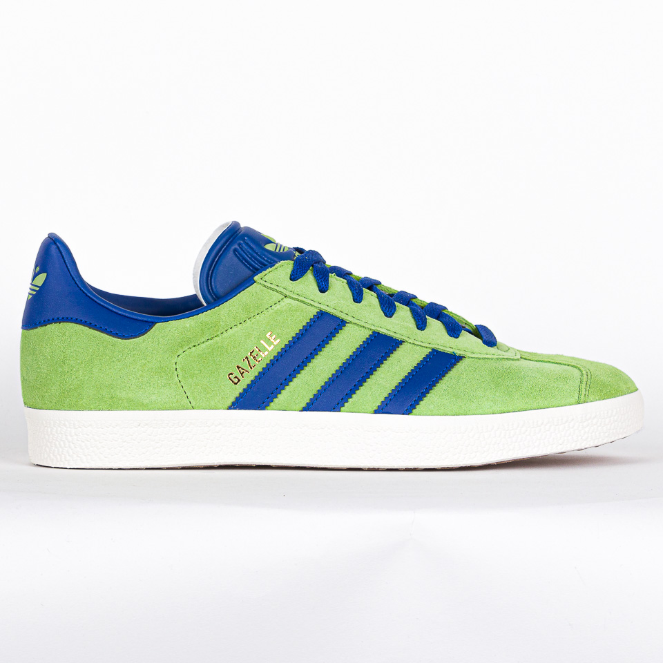 Adidas gazelle hotsell blue green