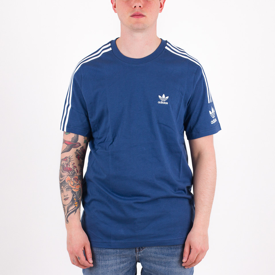 Blue adidas originals t shirt on sale