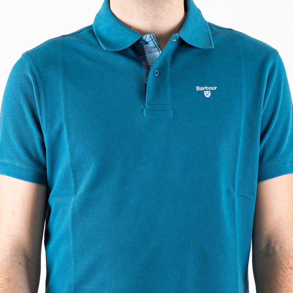 Tシャツ・カットソー Barbour SS25 'Tartan pique' polo shirt (MML0012MML ST17) Polo Barbour Tartan Pique Polo | The Firm shop