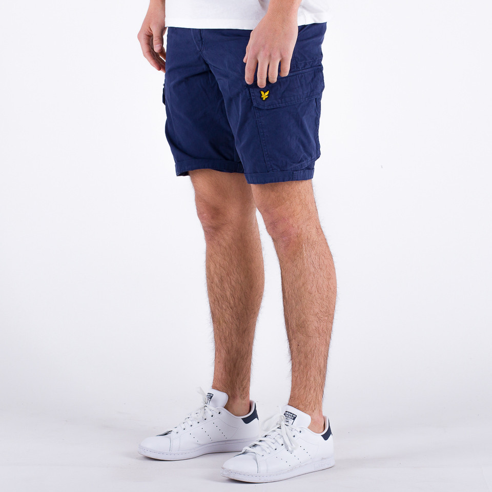 Lyle and scott cargo sale shorts navy