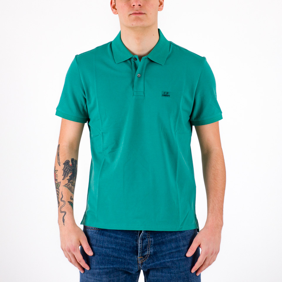 送料&関税込】C.P. Company Stretch Cotton PiquAC Polo Shir Cp