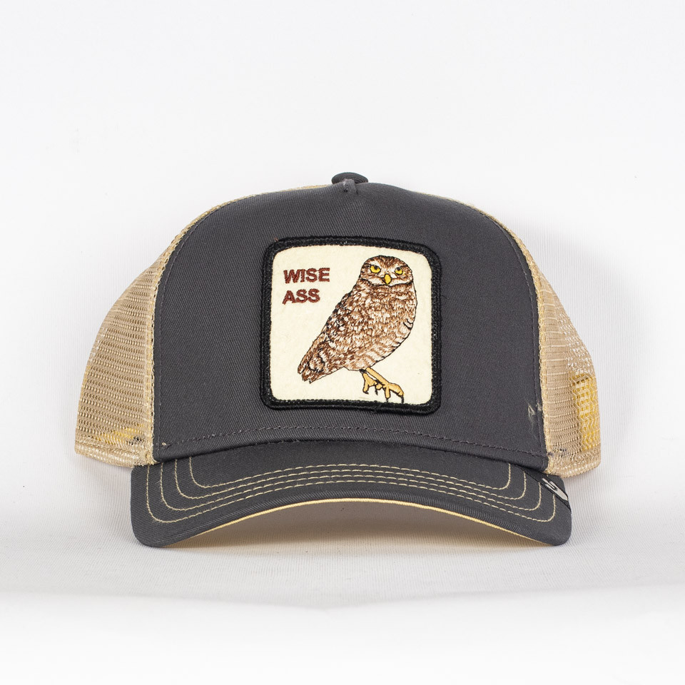 Goorin Bros The Farm Trucker Hat Wise Ass Owl-New With Tag-Fall