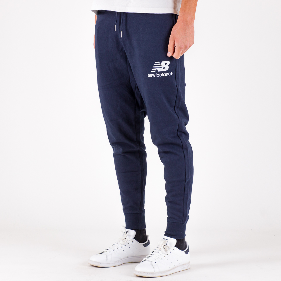 Essentials stacked best sale logo sweatpants