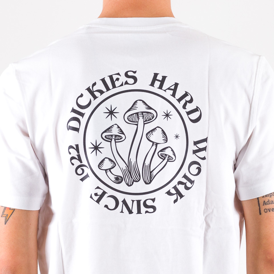 売れ筋商品|||ディッキーズ Tシャツ レディース トップス MEADOWS TEE - Print T-shirt - mushroom Dickies MEADOWS TEE - Print T-shirt - mushroom/brown - Zalando