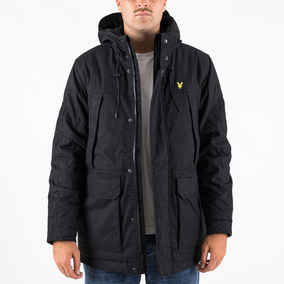 Lyle & scott microfleece parka best sale