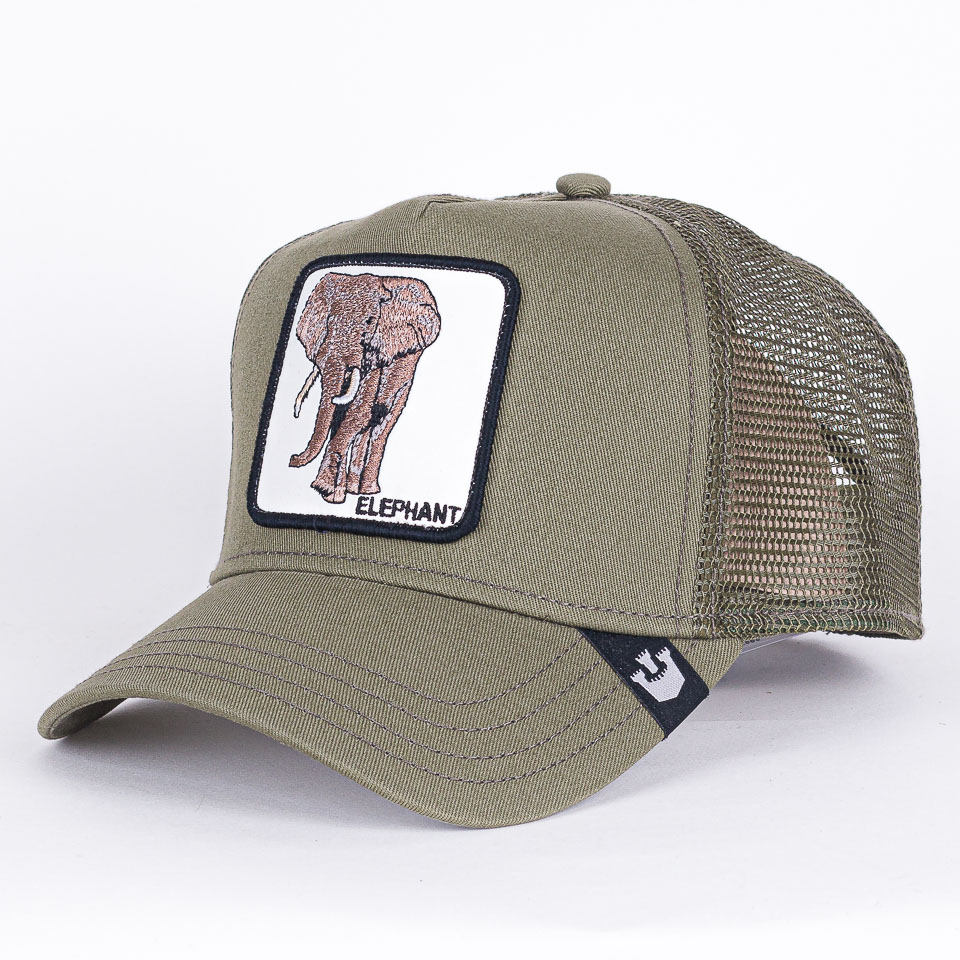 Goorin Animal Farm Trucker Baseball Snapback Hat Cap Extra Large Elephant  Brown