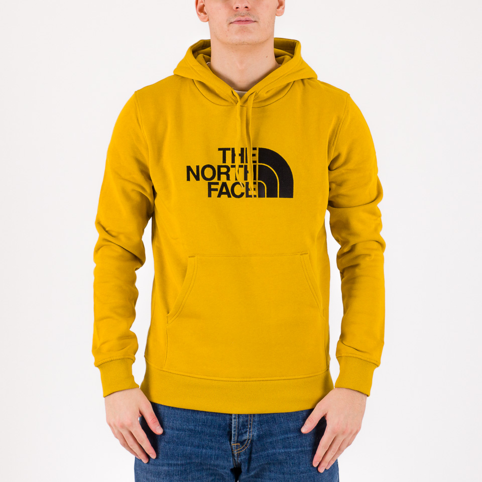 Gold north shop face hoodie