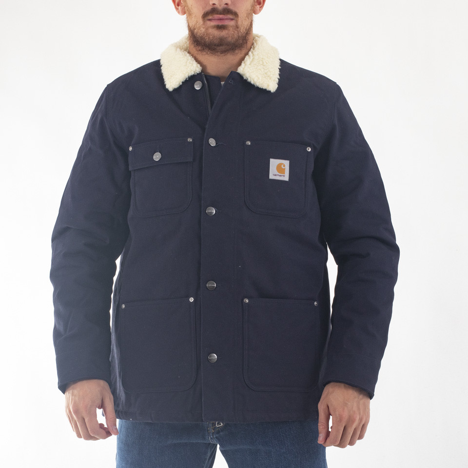 Carhartt fairmount coat dark navy best sale