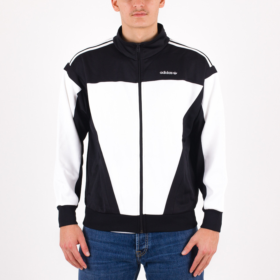 Adidas originals white track clearance top