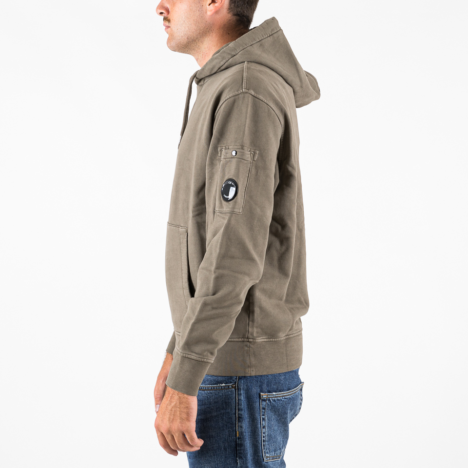 CP COMPANY｜SWEATSHIRTS (17CMSS060B 006372R 359) CP COMPANY]Brushed Emerized Diagonal Fleece Crew Neck