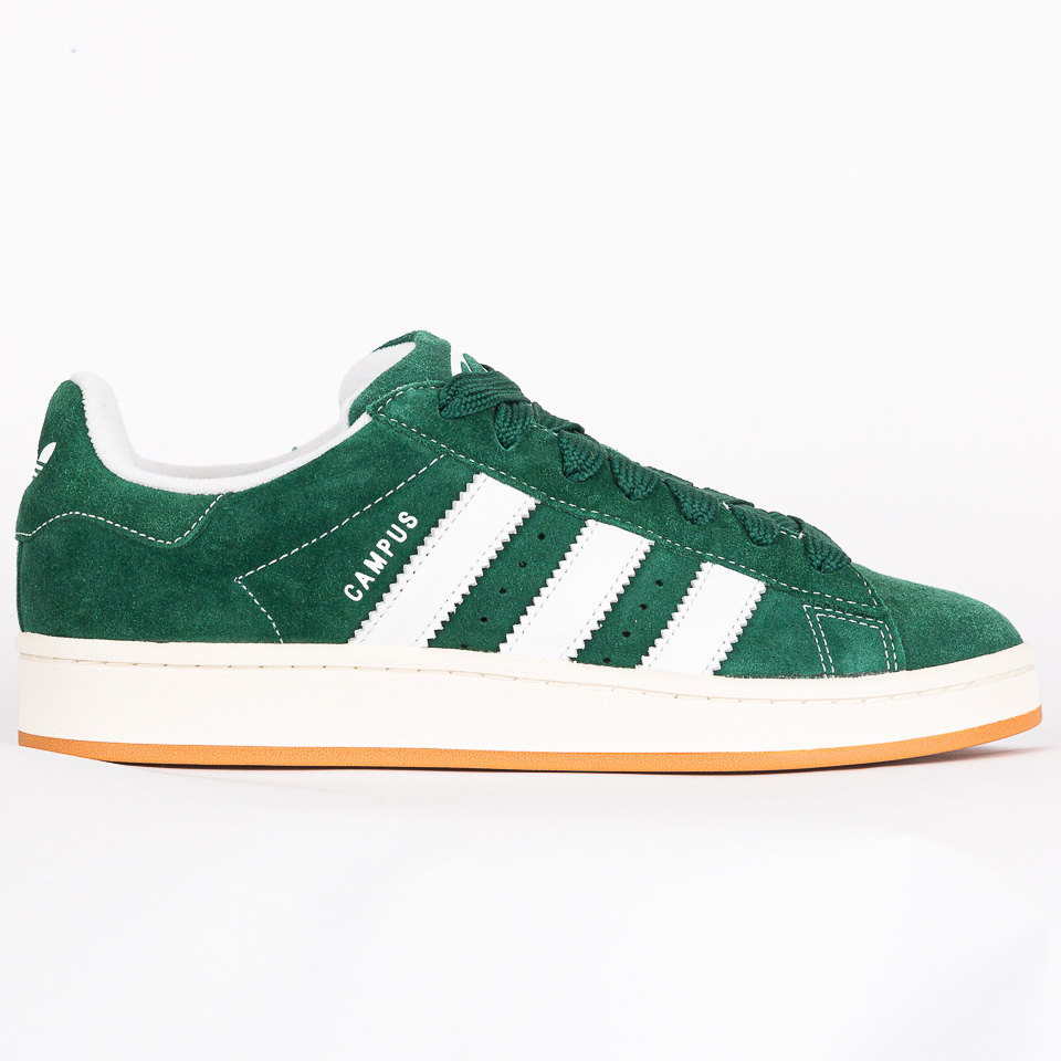 Adidas campus cheap green suede