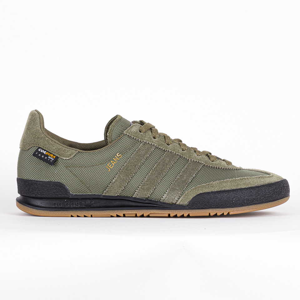 Adidas jeans olive on sale