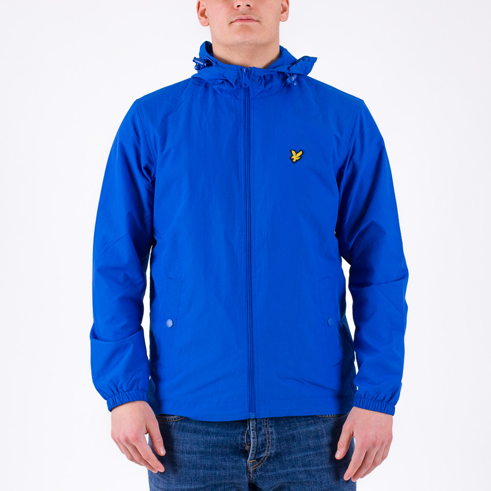 Lyle and scott sale zip through hooded jacket