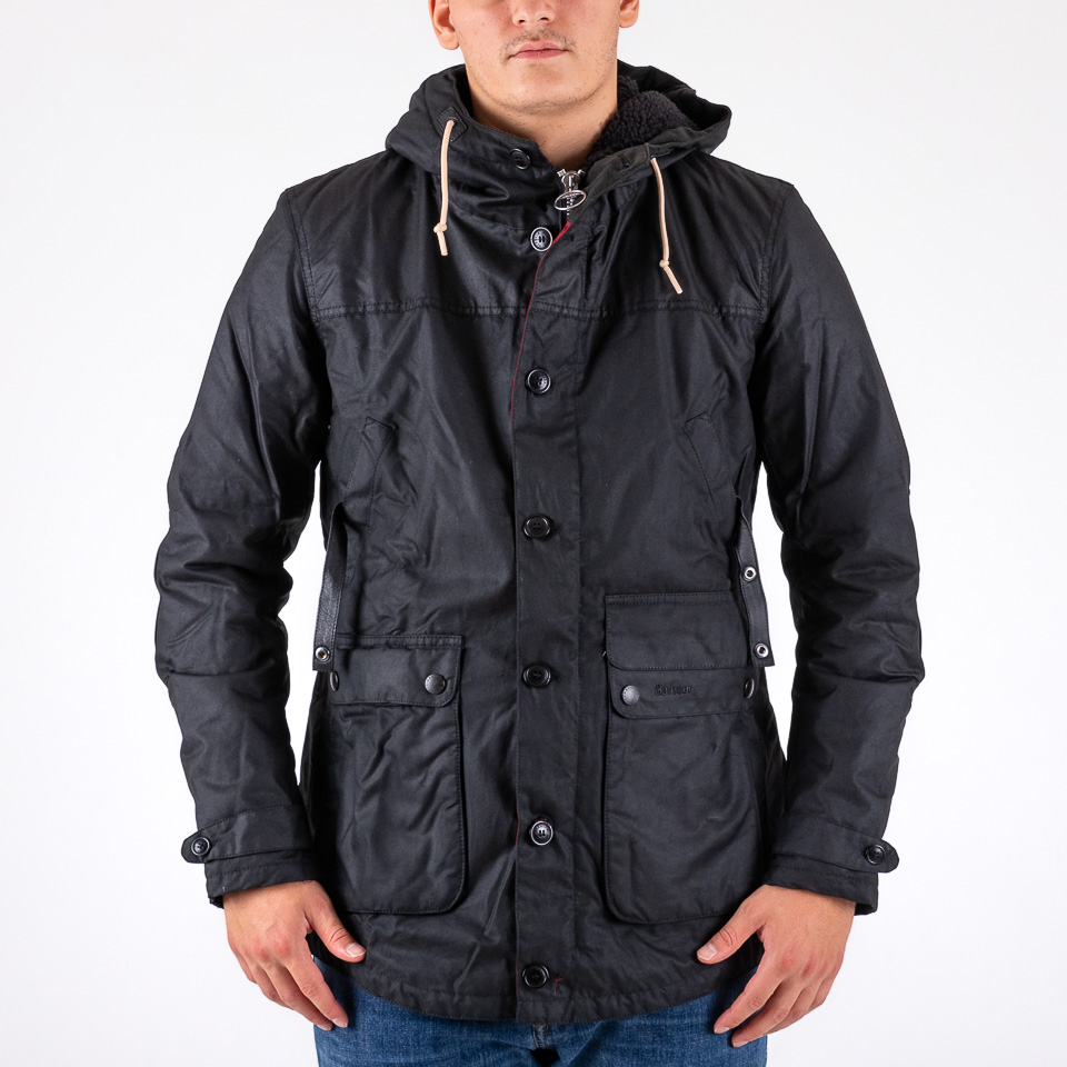 Barbour game waxed cotton hot sale parka