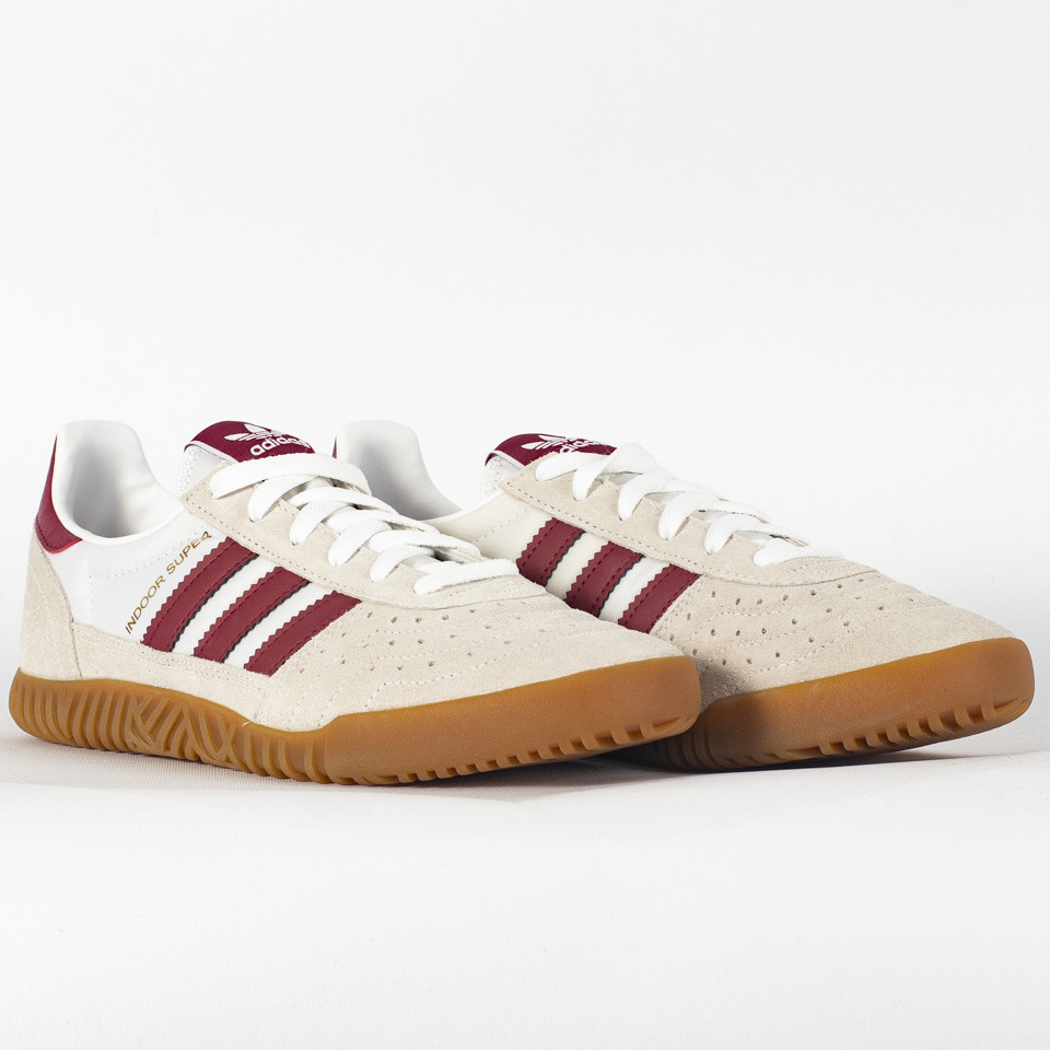 Adidas originals indoor super sneakers with gum sole sale