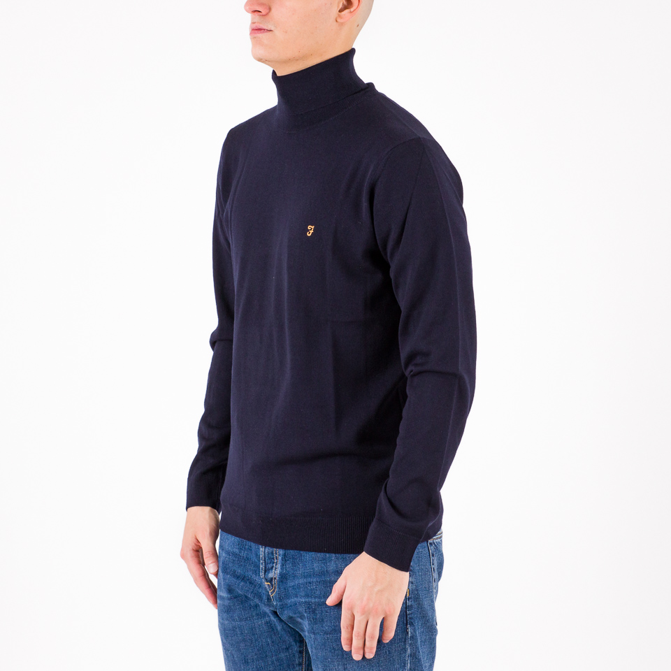 Farah roll outlet neck jumper