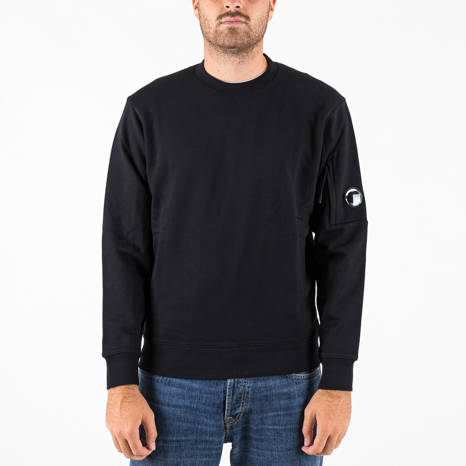 Cp company lens crew neck sweatshirt hotsell