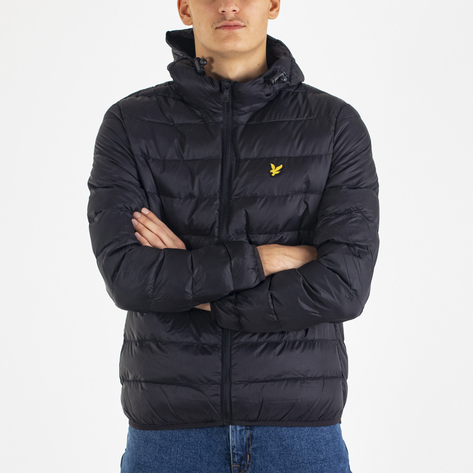 Lyle & scott lightweight puffer jacket store true black