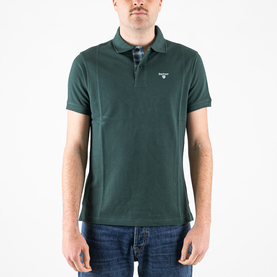 Tシャツ・カットソー Barbour SS25 Tartan pique polo shirt (MML0012 WH11) Polo Barbour Tartan Pique Polo | The Firm shop
