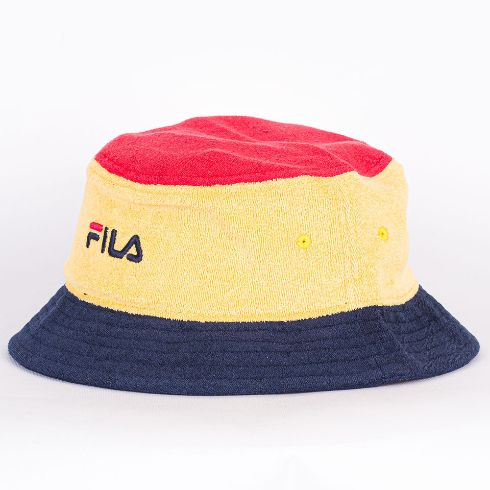 Yellow cheap fila hat