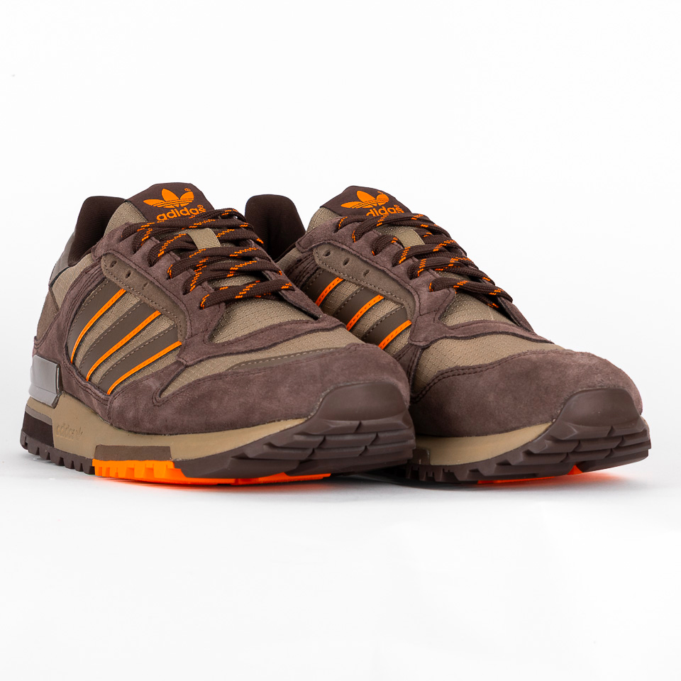 ゼロ Adidas Men's Zx 600 Sneaker Dark Brown/Orbit Green/Cargo Brown