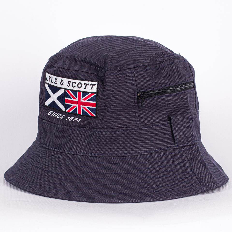 Lyle and scott hot sale bucket hat navy