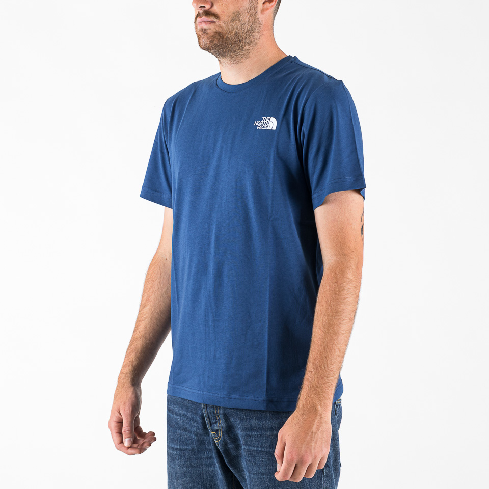 【THENORTHFACE】 blue cotton t-shirt （関税送料込） The North Face Box NSE T-Shirt
