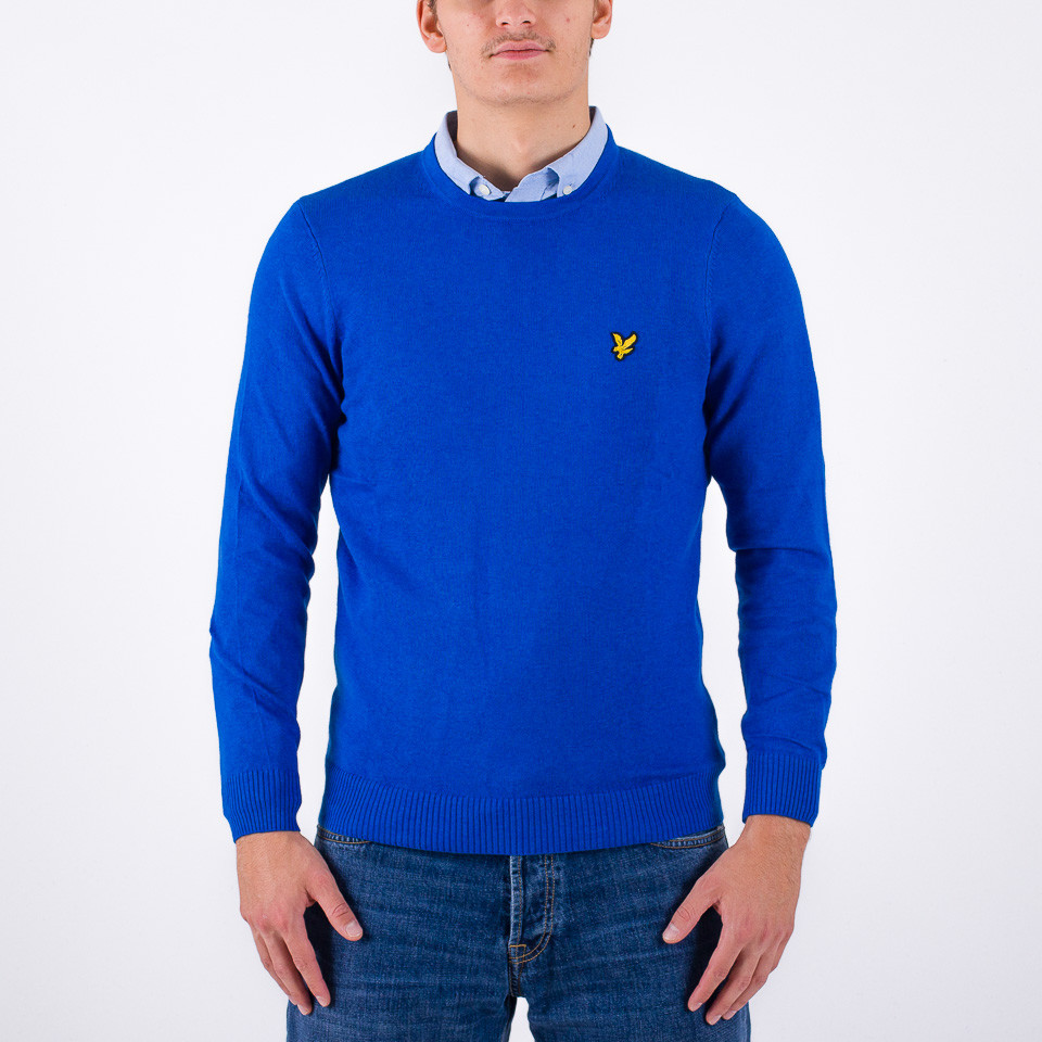 Lyle and scott merino crew neck best sale