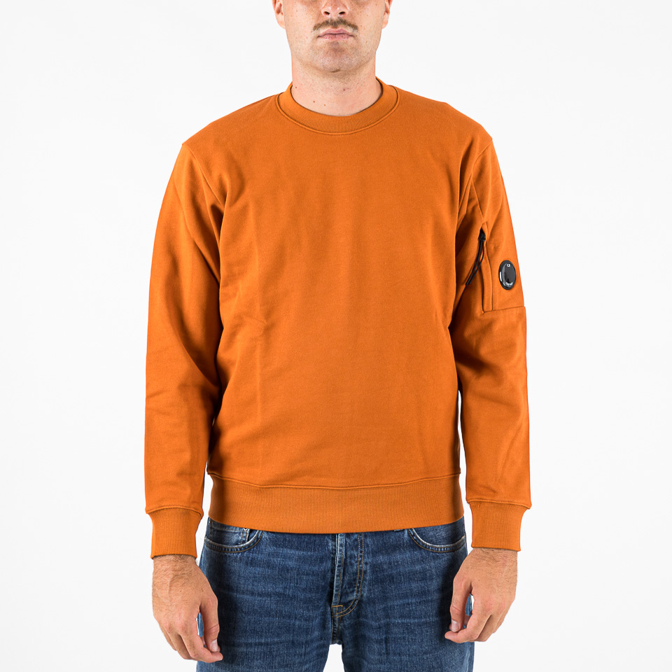 Sweatshirts C.P. Company Diagonal Raised Fleece Crew Neck Lens Sweatshirt The Firm shop