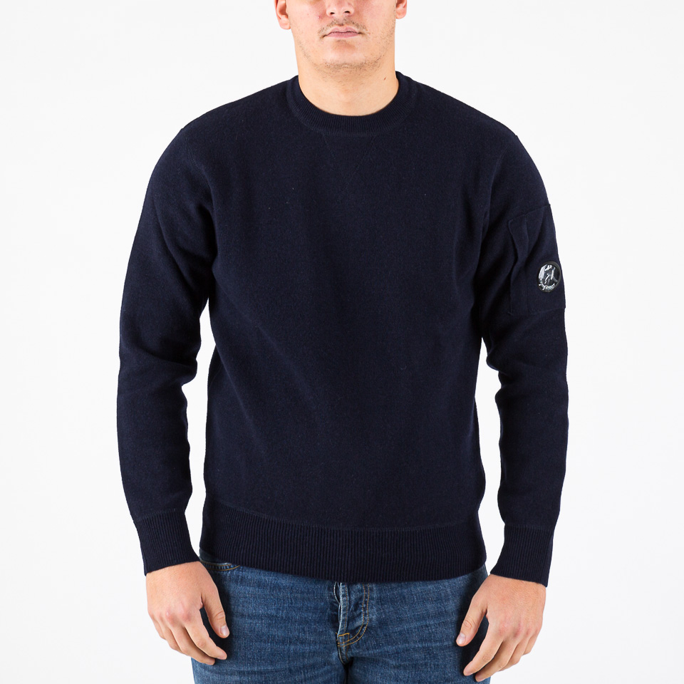 Cp company jumper on sale navy