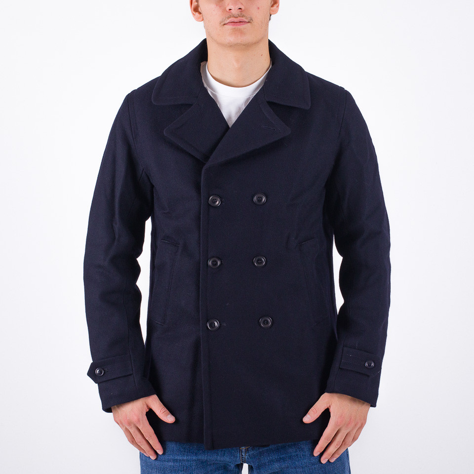 Jackets Barbour Denbigh Wool Peacot | The Firm shop