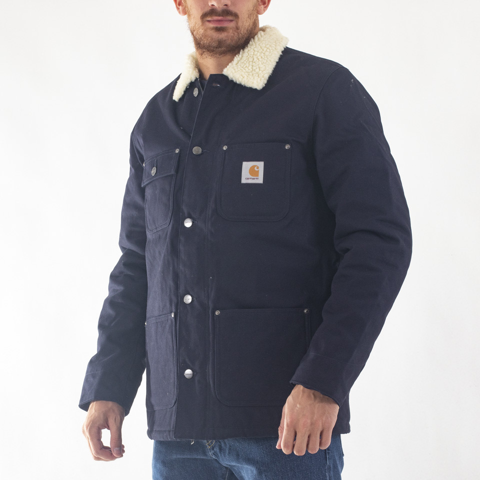 Carhartt fairmount coat dark navy sale