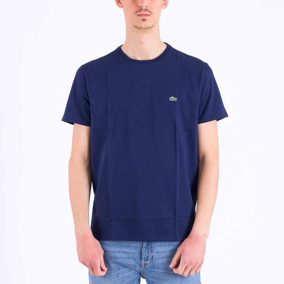 Tee shirt best sale lacoste bleu marine