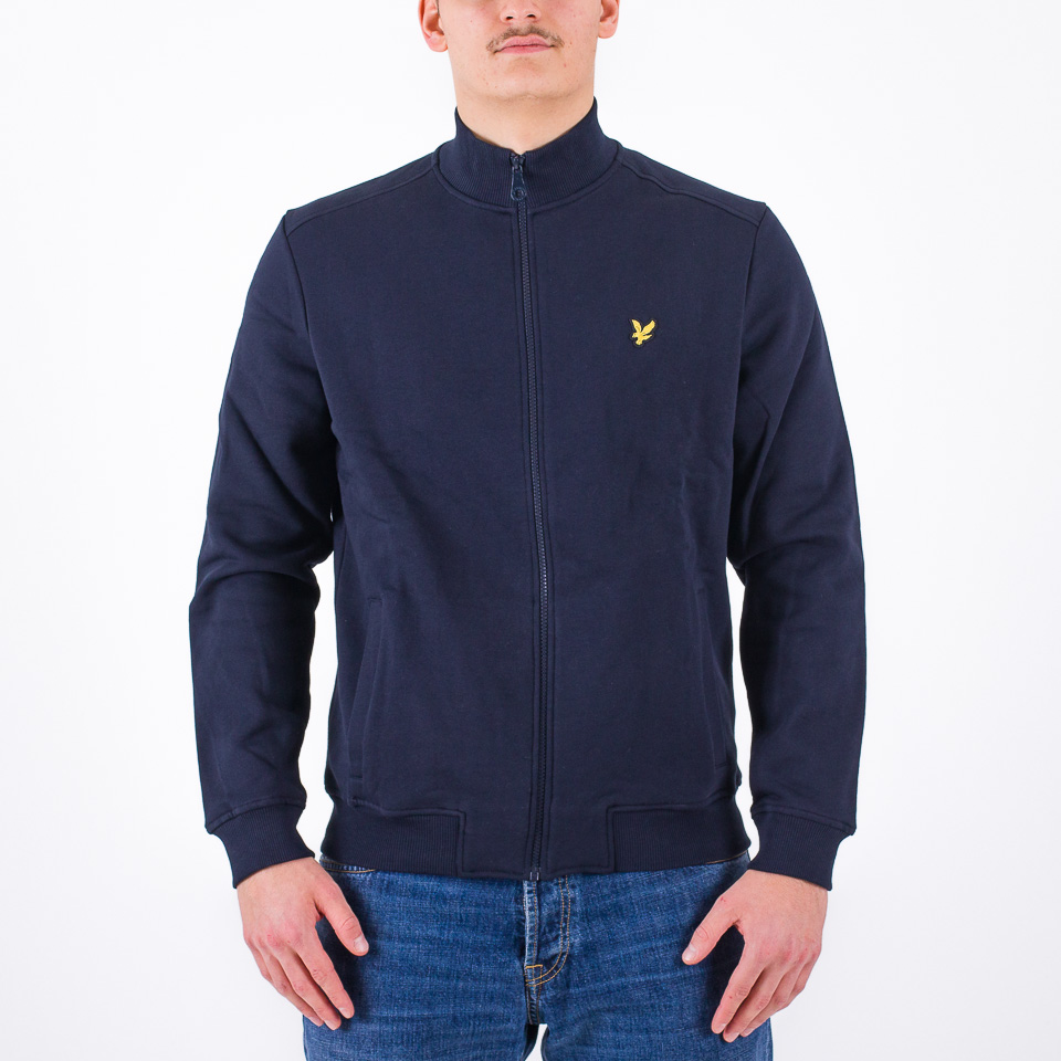 Lyle and scott funnel neck zip store through sweatshirt