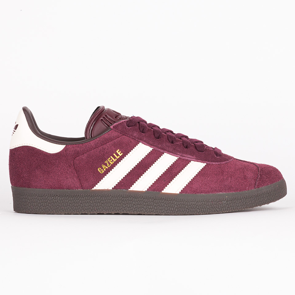 Adidas gazelle maroon suede best sale