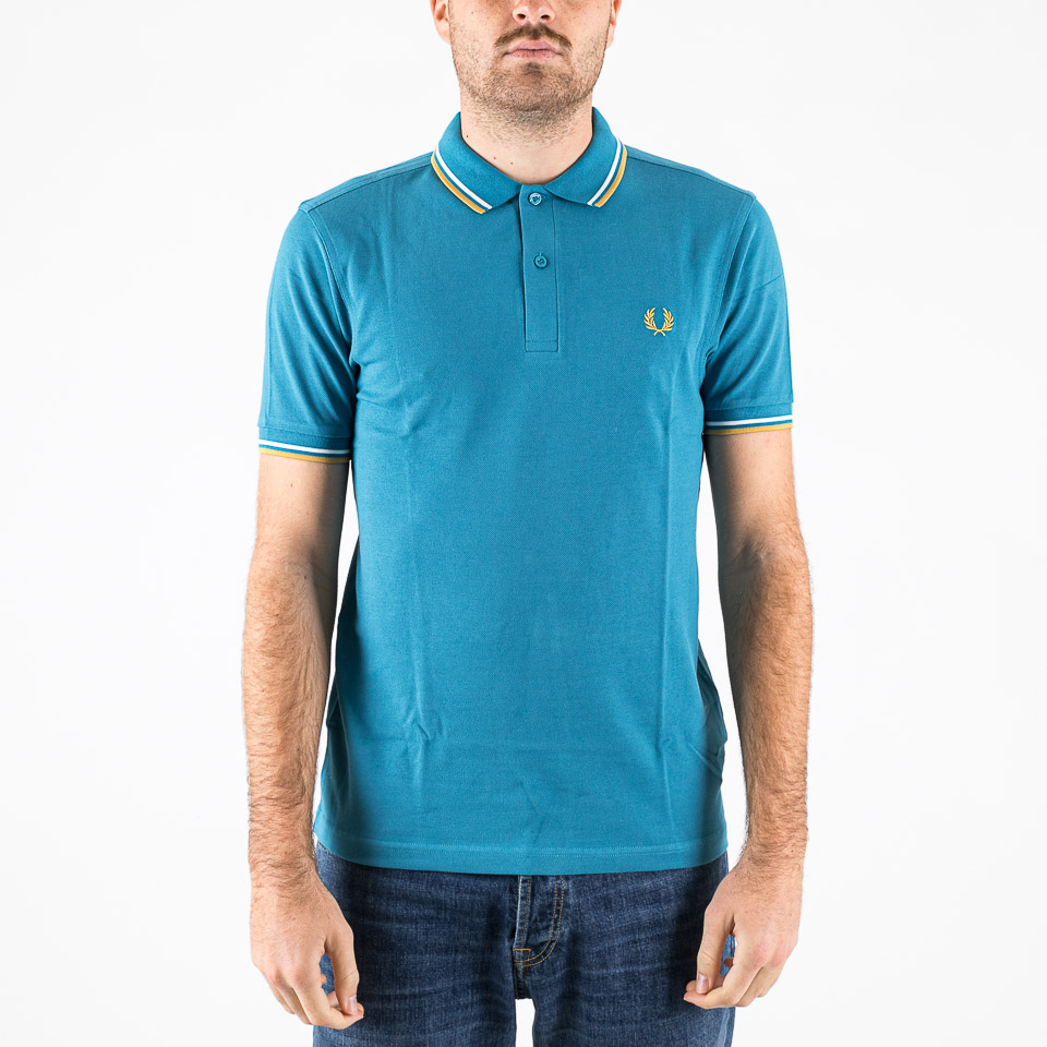 Fred Perry M12 Twin Tipped Polo | White | M12-300