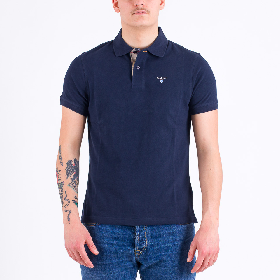 Tシャツ・カットソー Barbour SS25 Tartan pique polo shirt (MML0012 MML OL51) Barbour – Tartan Piqué Polo MML0012 GN89 Green Gables New