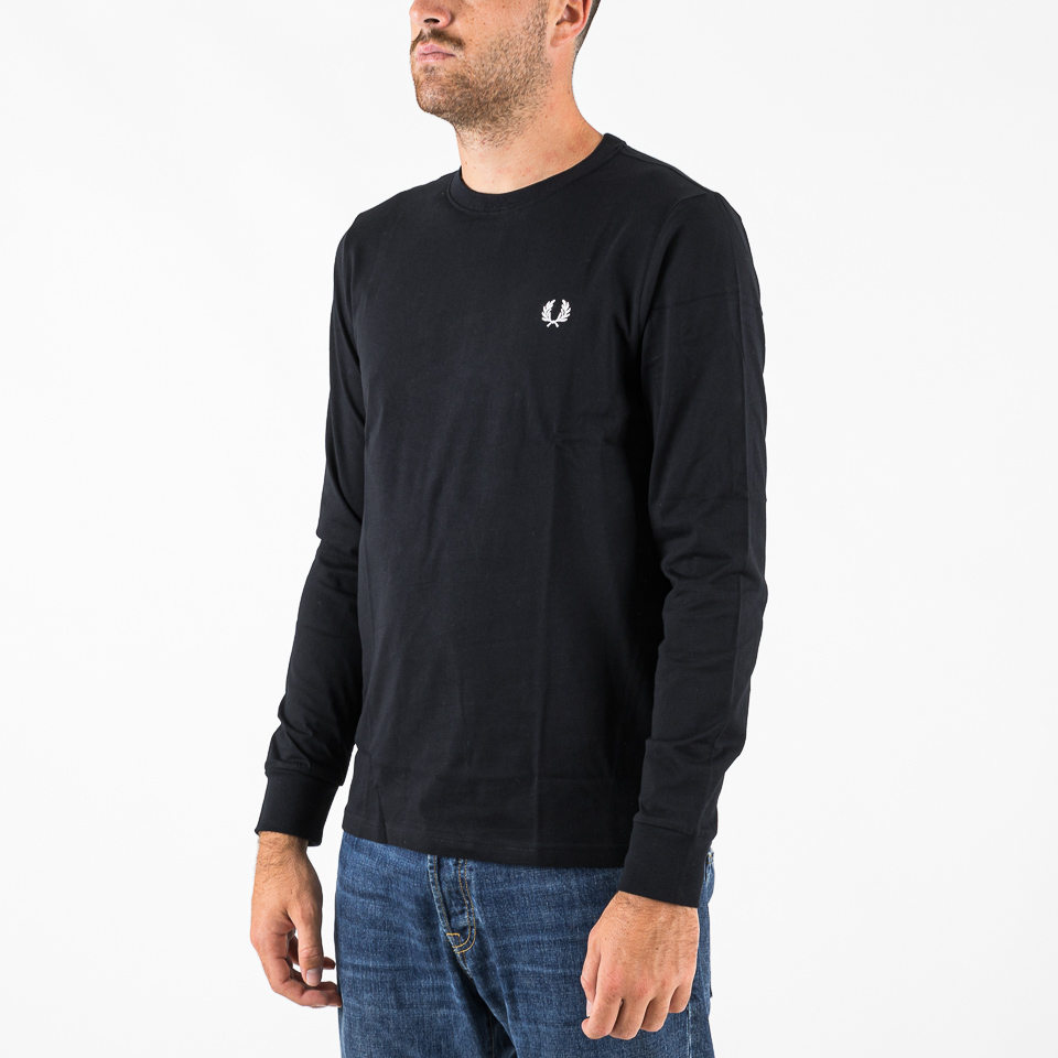 【FRED PERRY】Long sleeves Crew Neck T-shirt ☆大人気☆ M6006_100_V2_BASELINE_MOD1_FRO